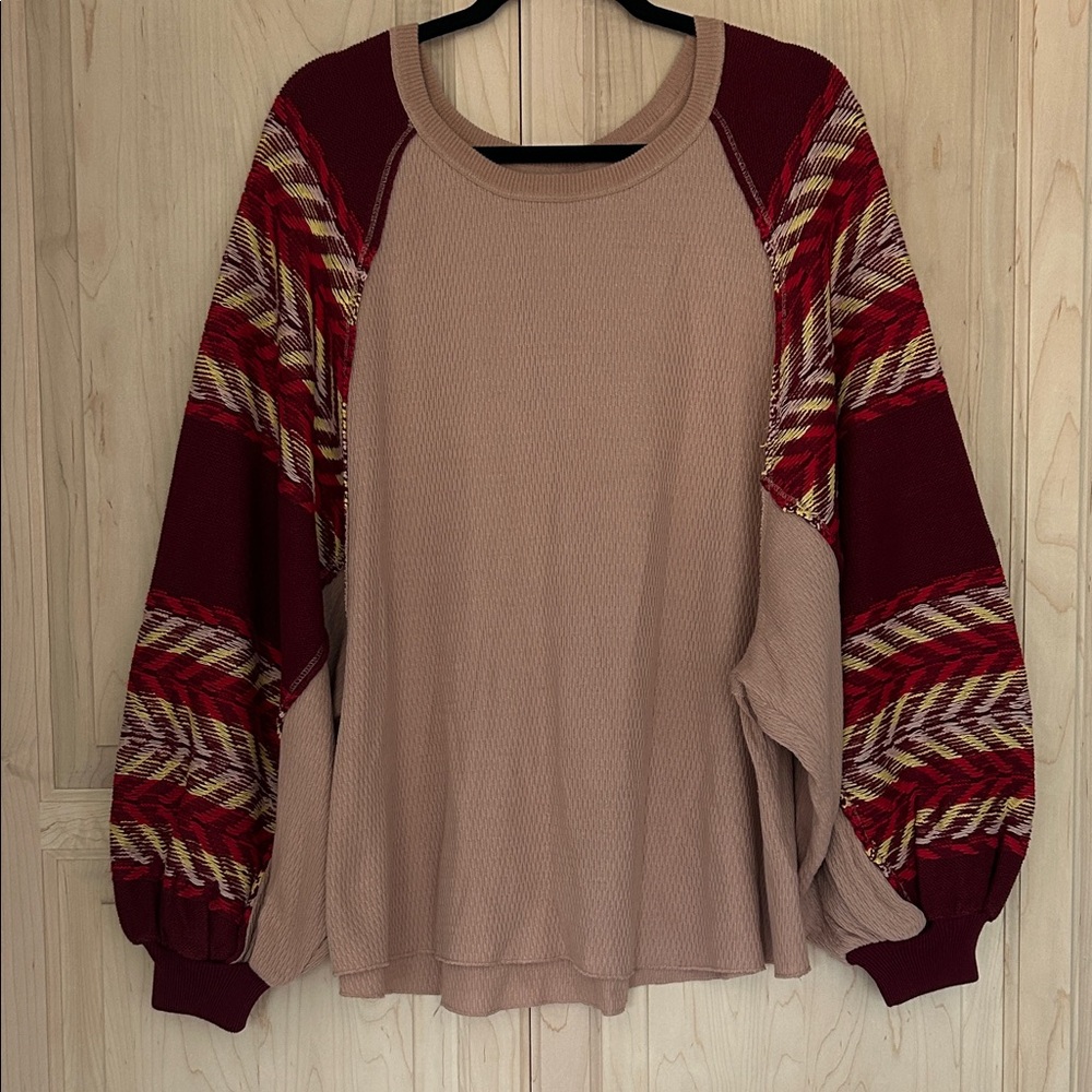 We The Free Mauve Knit Sweater